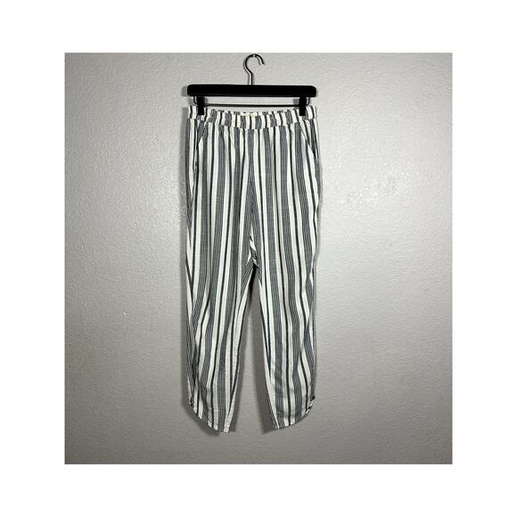 Marine Layer Striped Cropped Allison Pull On Pant Size Small - Picture 2 of 10